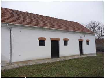Az új épületrész a Vadászy ház istállója helyén
